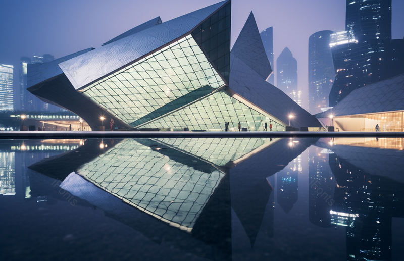 城市夜晚建筑灯光绚丽景,高清,摄影图,摄影图片,图片大全,摄影图免费下载